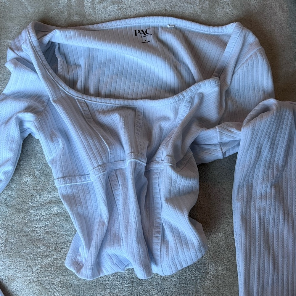 Pacsun White Crop Top 💓